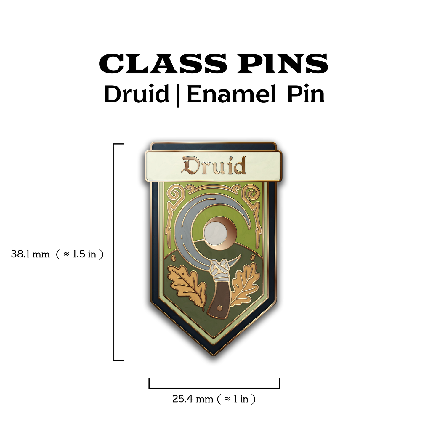 Class Pin | Druid Enamel Pin
