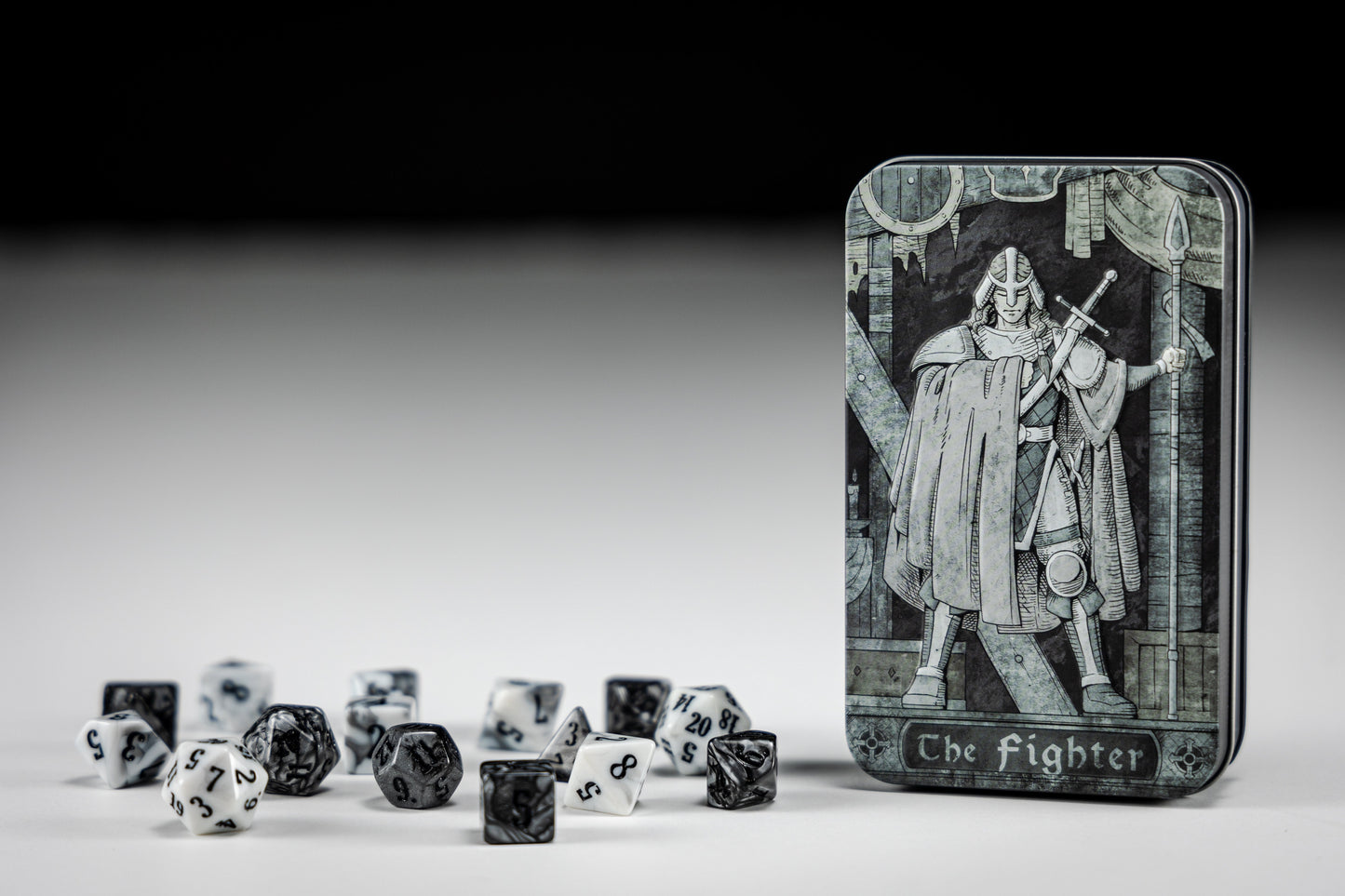 Fighter Dice Set | Class Dice for DnD