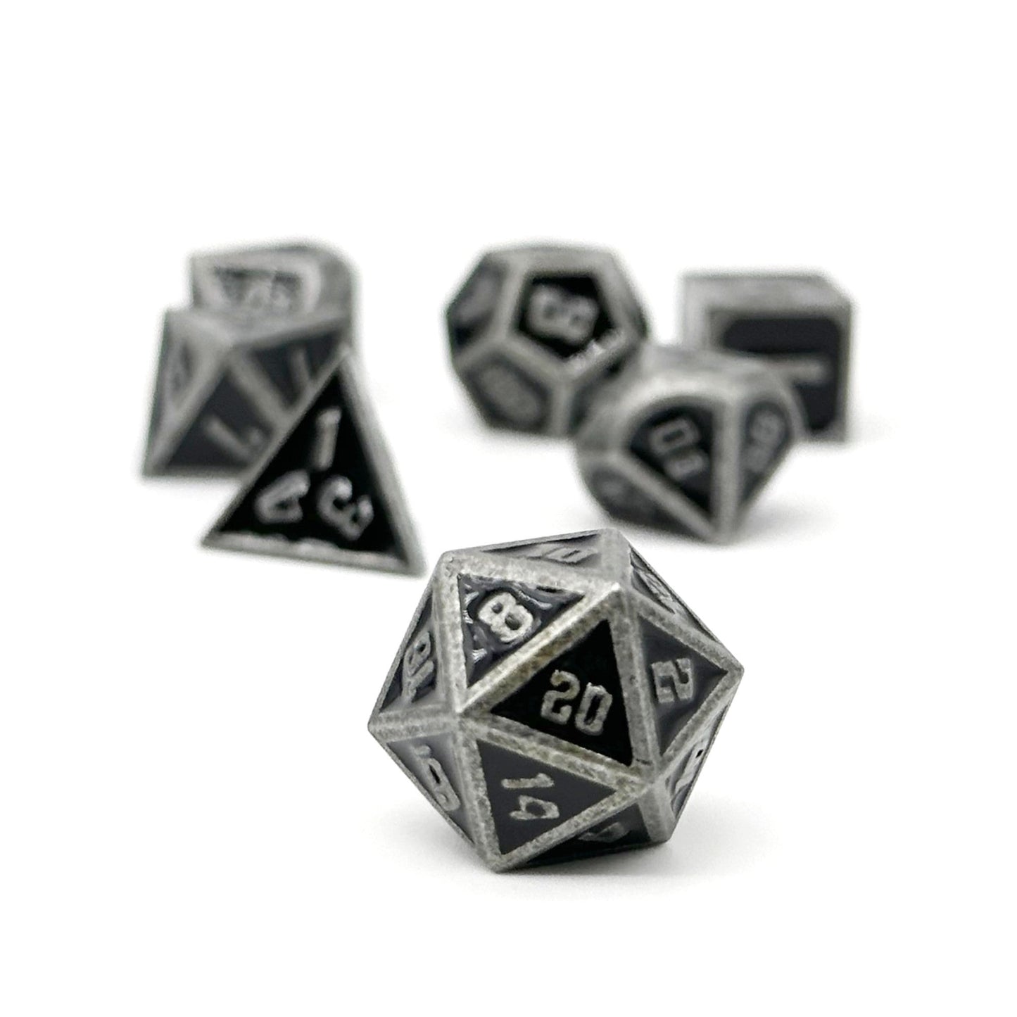 Gravestones Cursed Blade Dice Set | Metal Dice