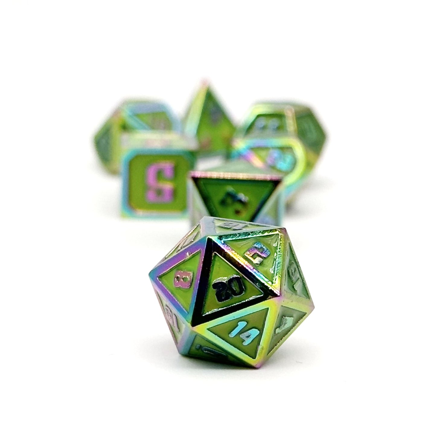 Gravestones Headhunter Dice Set | Metal Dice