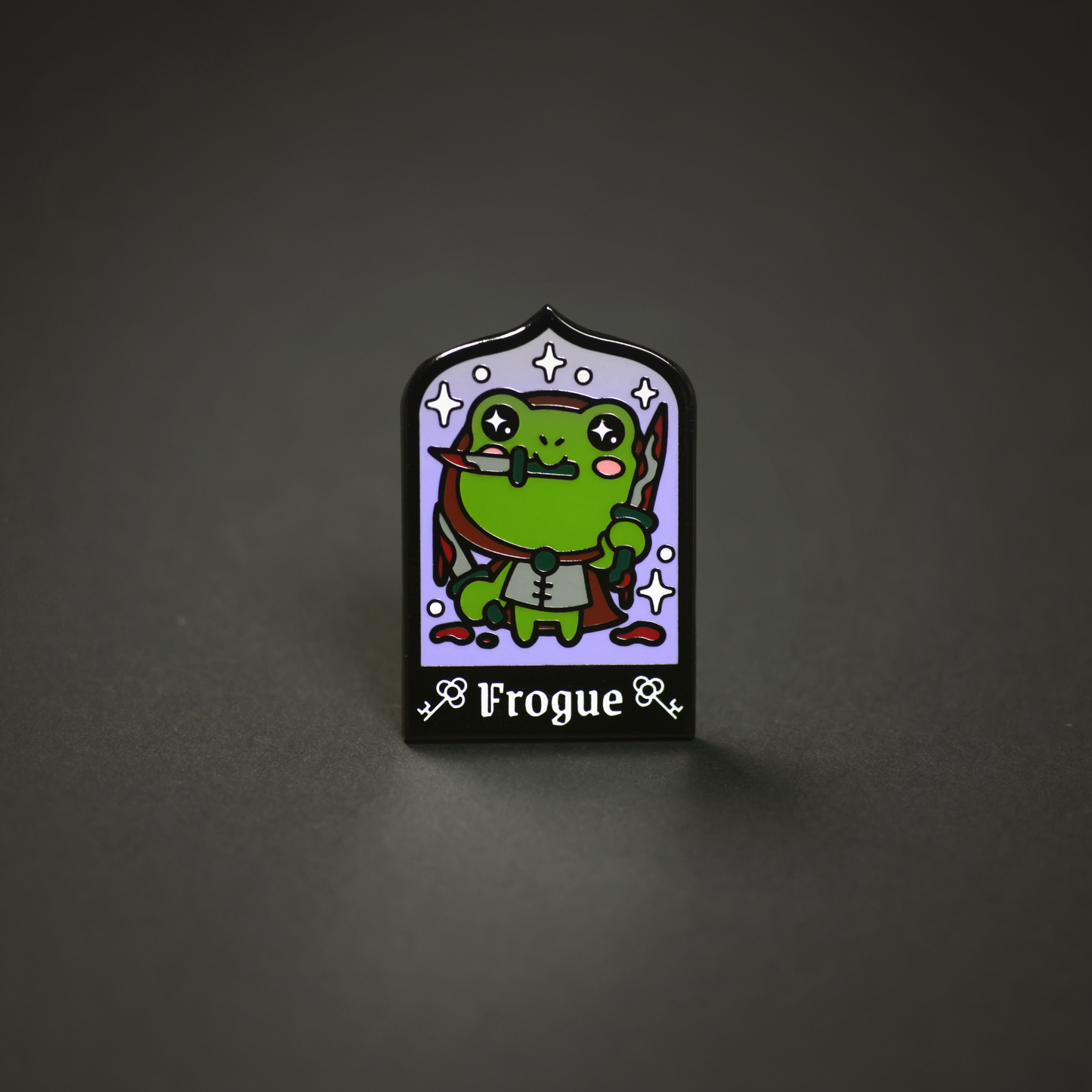 Frogue Enamel Pin | Rogue Frog RPG Pin