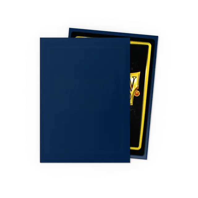 Matte Blue Card Sleeves Dragon Shield Back