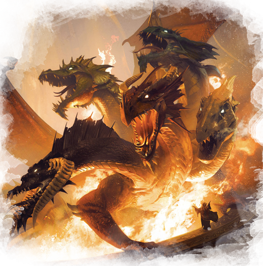 Tiamat: The Five Headed Queen of Evil Dragons