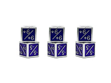 Purple +1/+1 MTG Counter Dice Set (6pc)