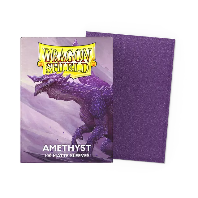 Matte Purple Card Sleeves Dragon Shield