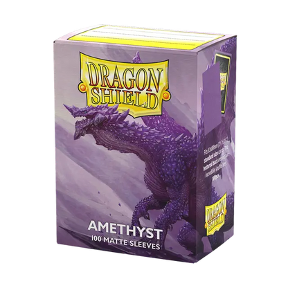 Matte Purple Card Sleeves Dragon Shield Box