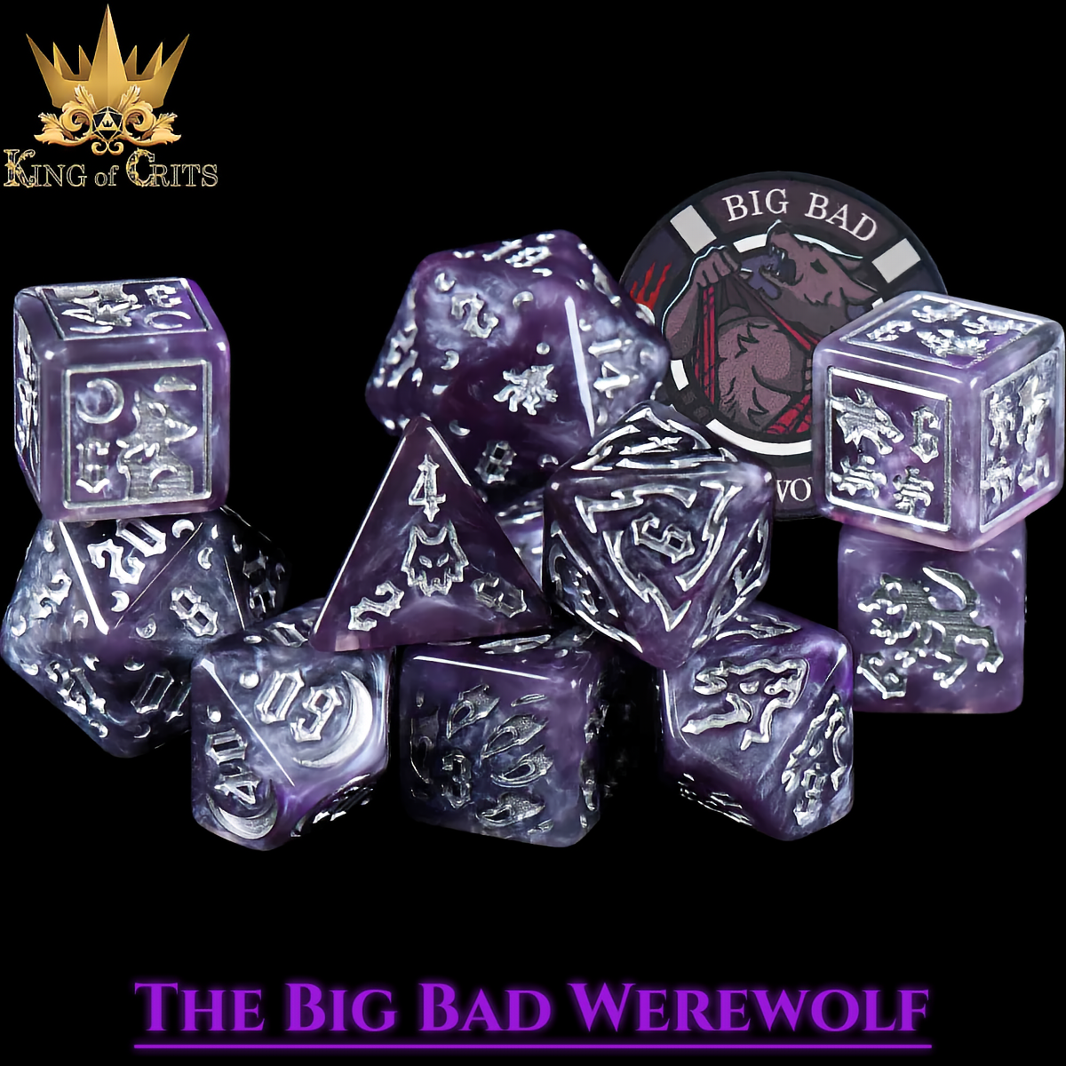 Big Bad Werewolf - 11-Piece Dice Set