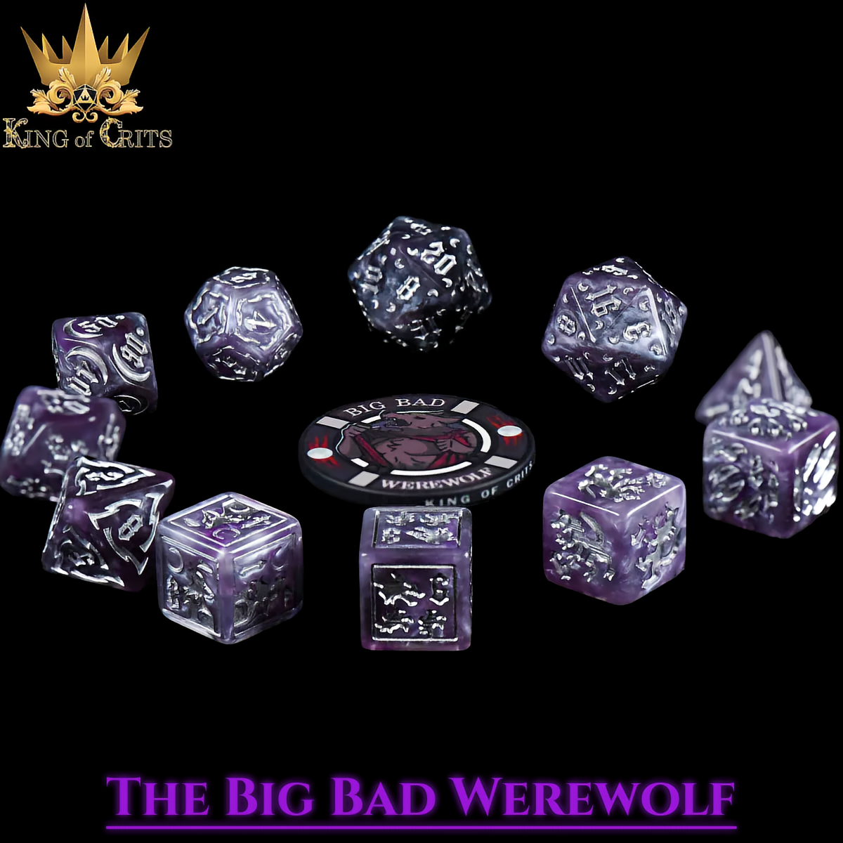 Big Bad Werewolf - 11-Piece Dice Set