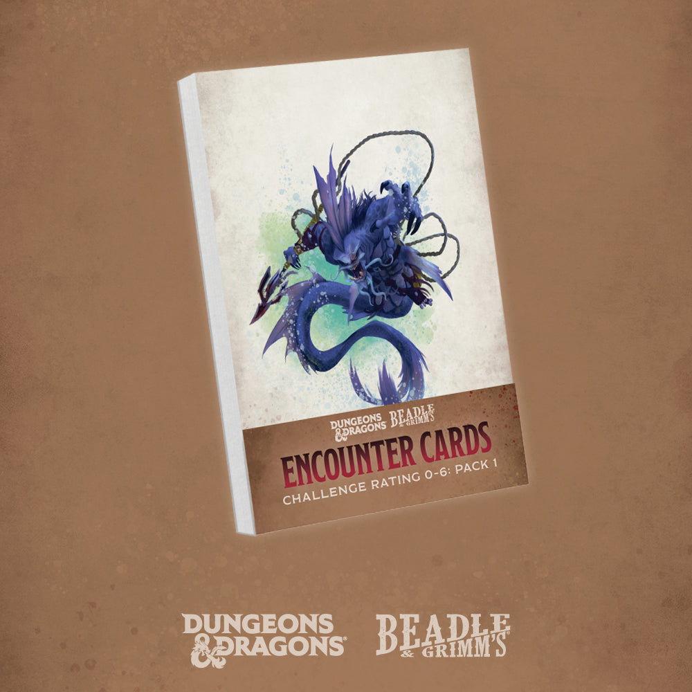 DnD Encounter Cards (Pack 1) | Challenge Rating 0–6