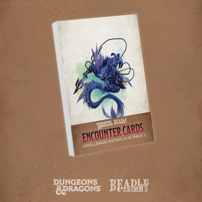 DnD Encounter Cards (Pack 1) | Challenge Rating 0–6