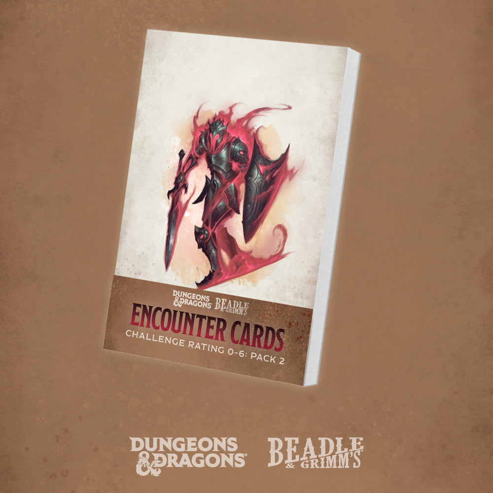 DnD Encounter Cards (Pack 2) | Challenge Rating 0–6