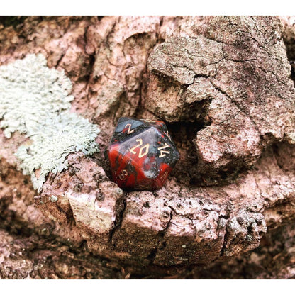 Bloodstone Dice Set | Gemstone Dice