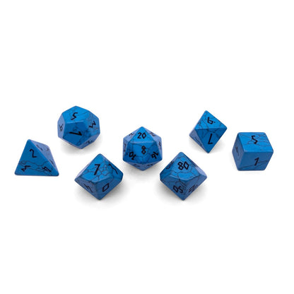 Blue Turquoise Dice Set | Gemstone Dice