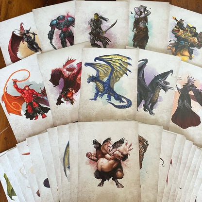 DnD Encounter Cards (Pack 2) | Challenge Rating 7+