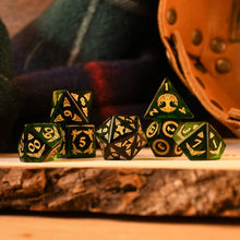 Celtic Oath Glass Dice Set