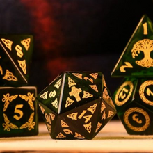 Celtic Oath Glass Dice Set