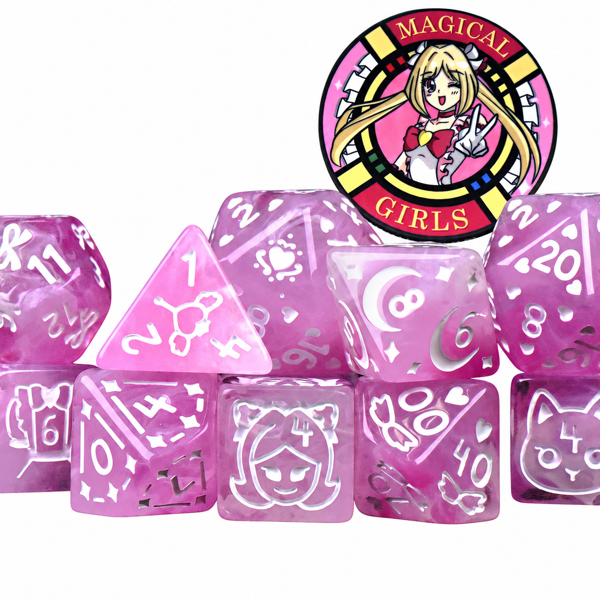 Magical Girls Dice Set