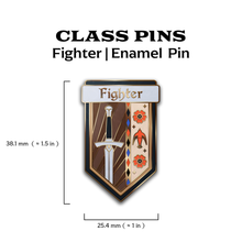 Class Pin | Fighter Enamel Pin