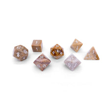 Coral Fossil Dice Set | Gemstone Dice