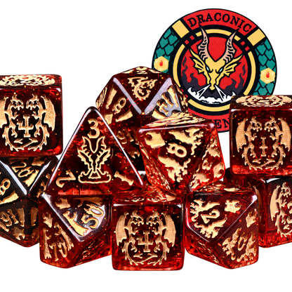 Draconic Descent Dice Set