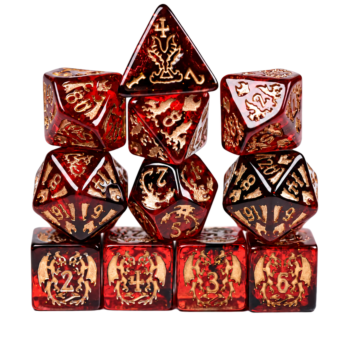 Draconic Descent Dice Set