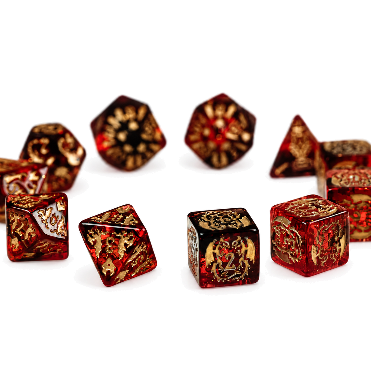 Draconic Descent Dice Set