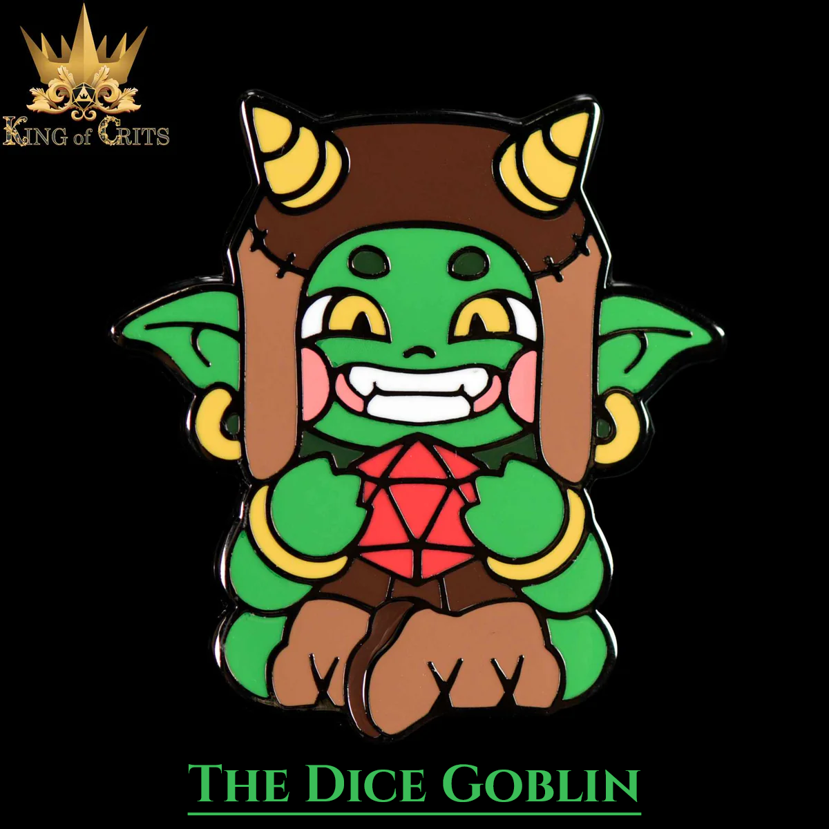 Dice Goblin (Enamel Pin)