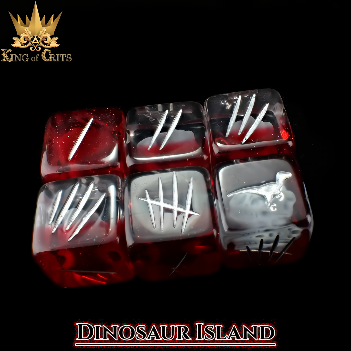 Dinosaur Island - 11 Dice Set