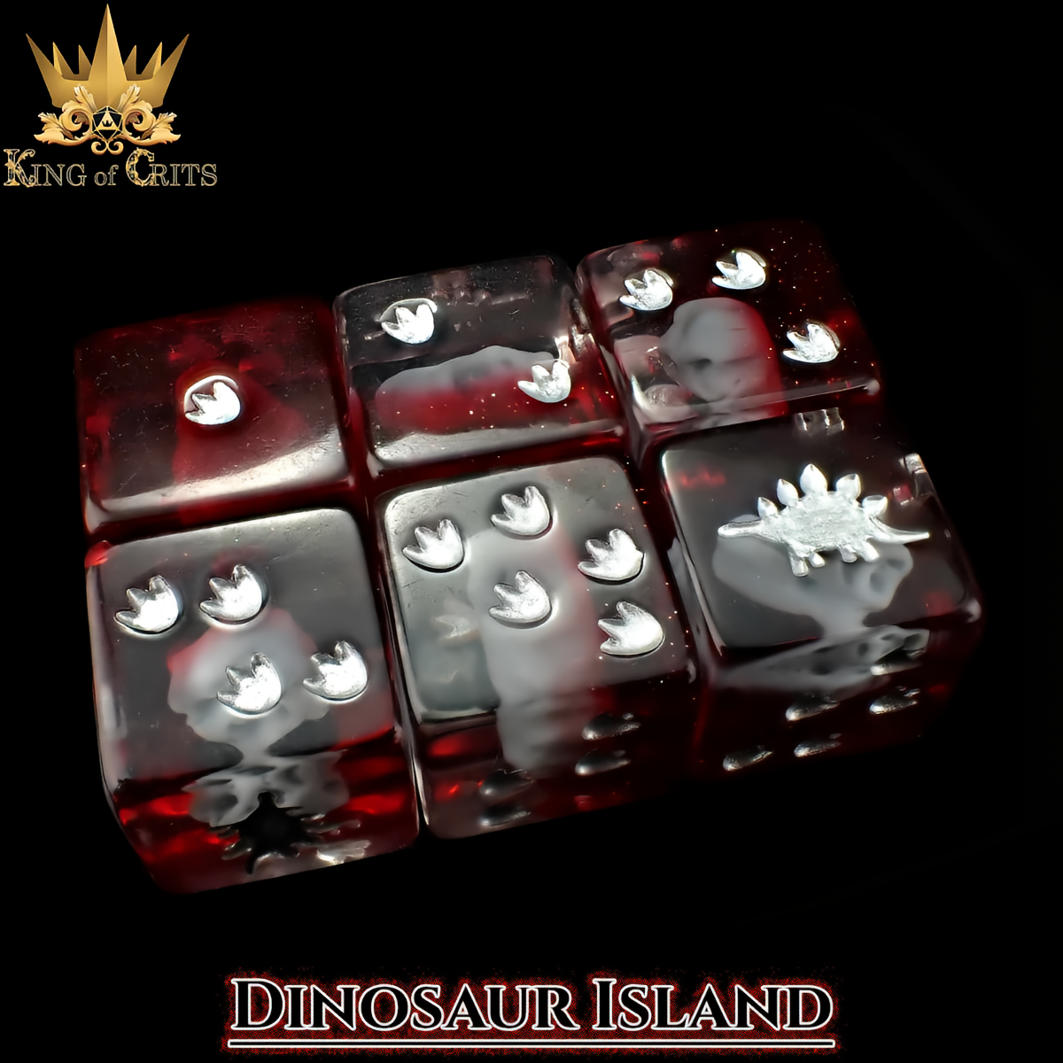 Dinosaur Island - 11 Dice Set