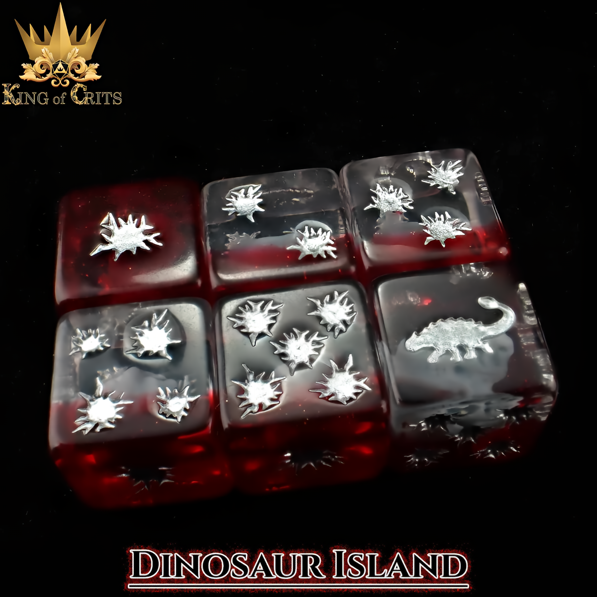 Dinosaur Island - 11 Dice Set