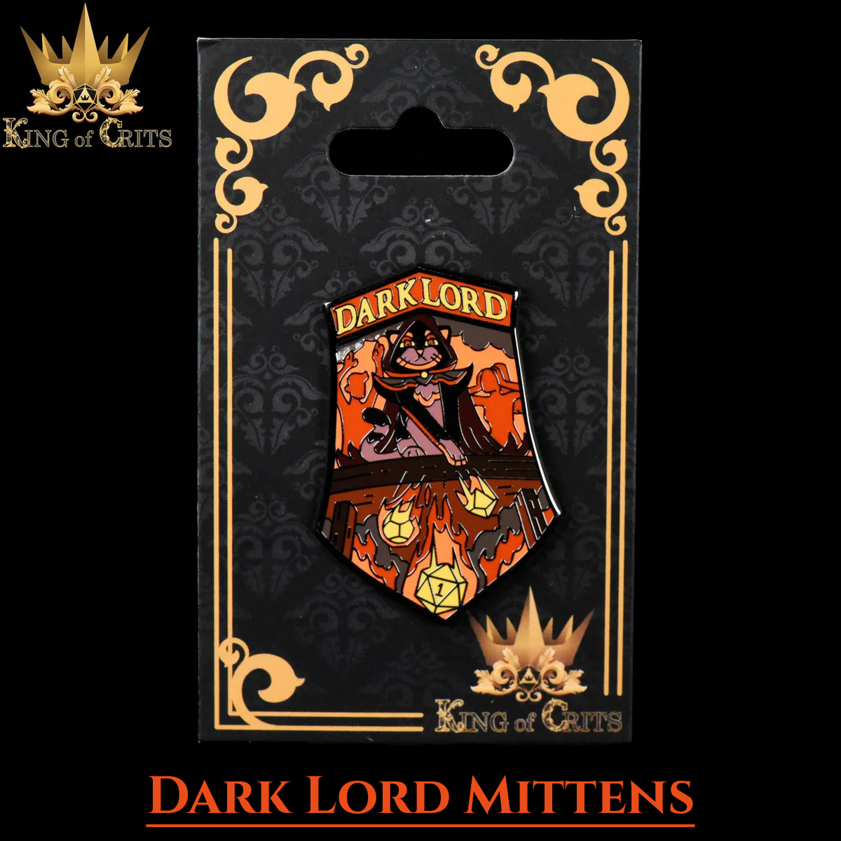Dark Lord Mittens (Enamel Pin)