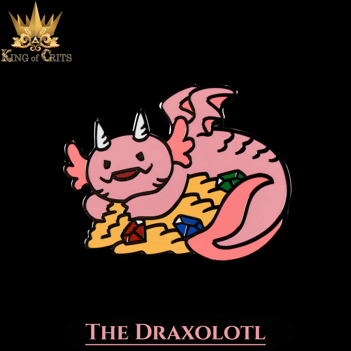 Draxolotl (Enamel Pin)