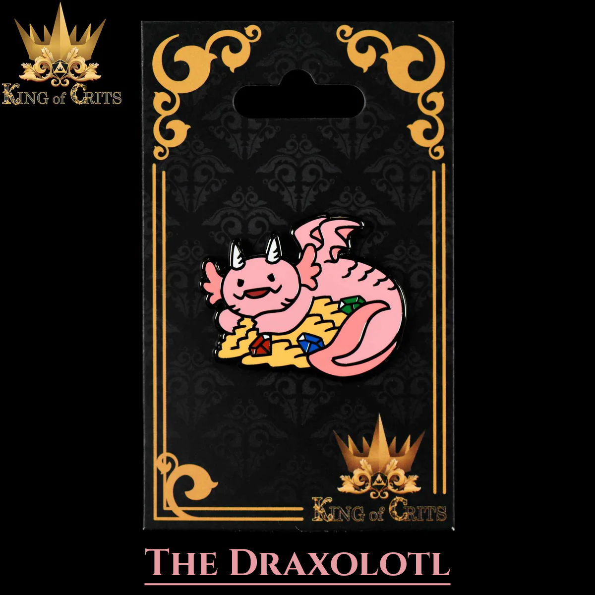 Draxolotl (Enamel Pin)