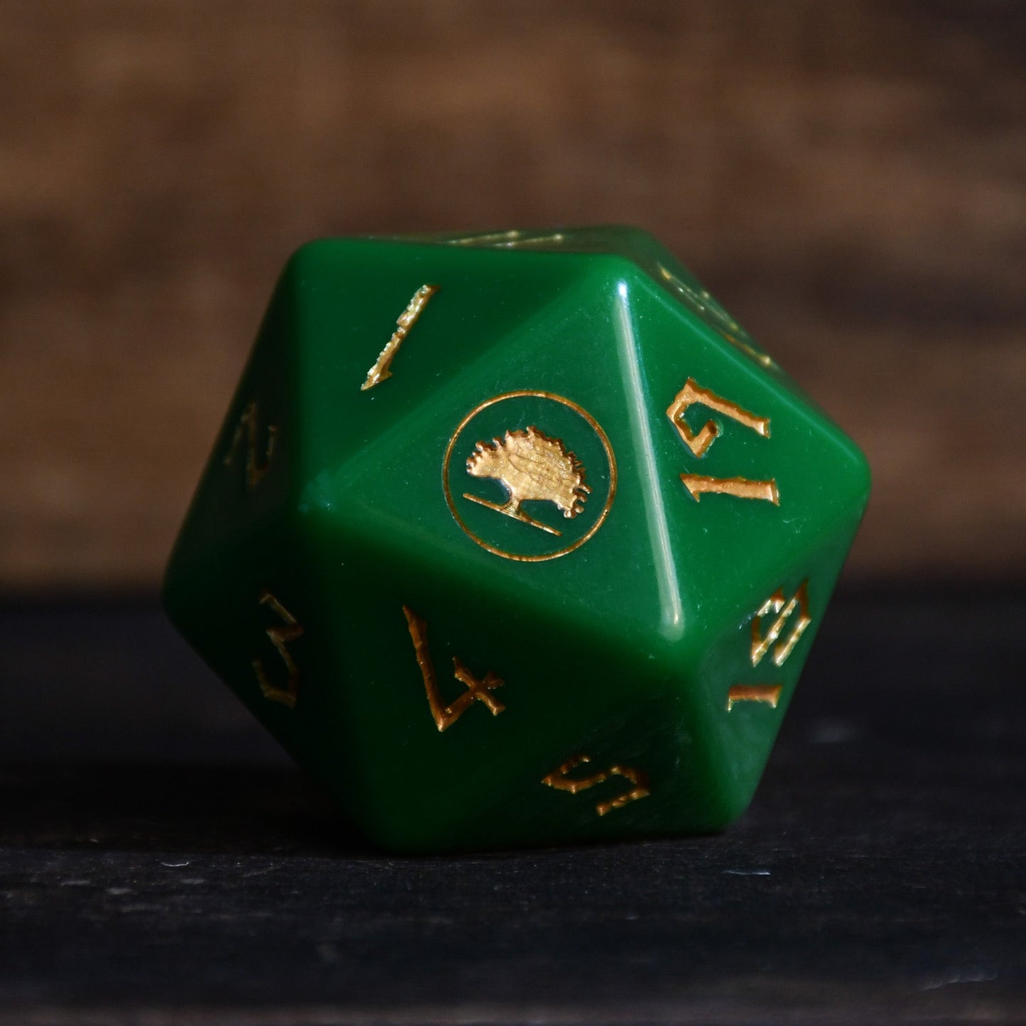 Forest Mana Spindown Acrylic D20 | MTG Life Counter