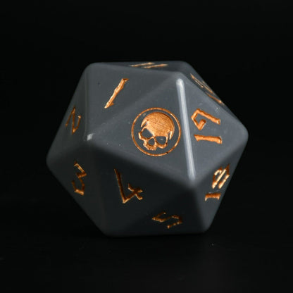 Swamp Mana Spindown Acrylic D20 | MTG Life Counter