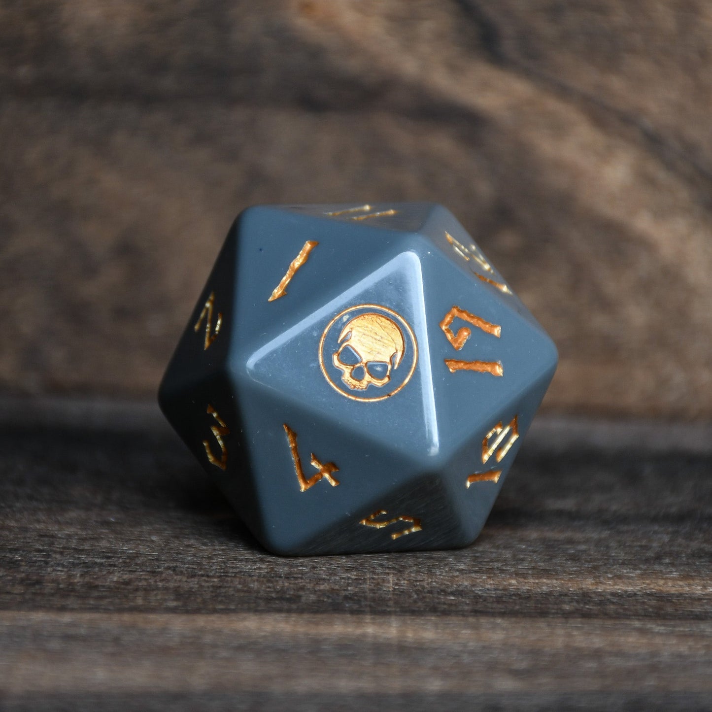 Swamp Mana Spindown Acrylic D20 | MTG Life Counter