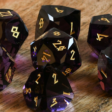 Shadow Prism Glass Dice Set