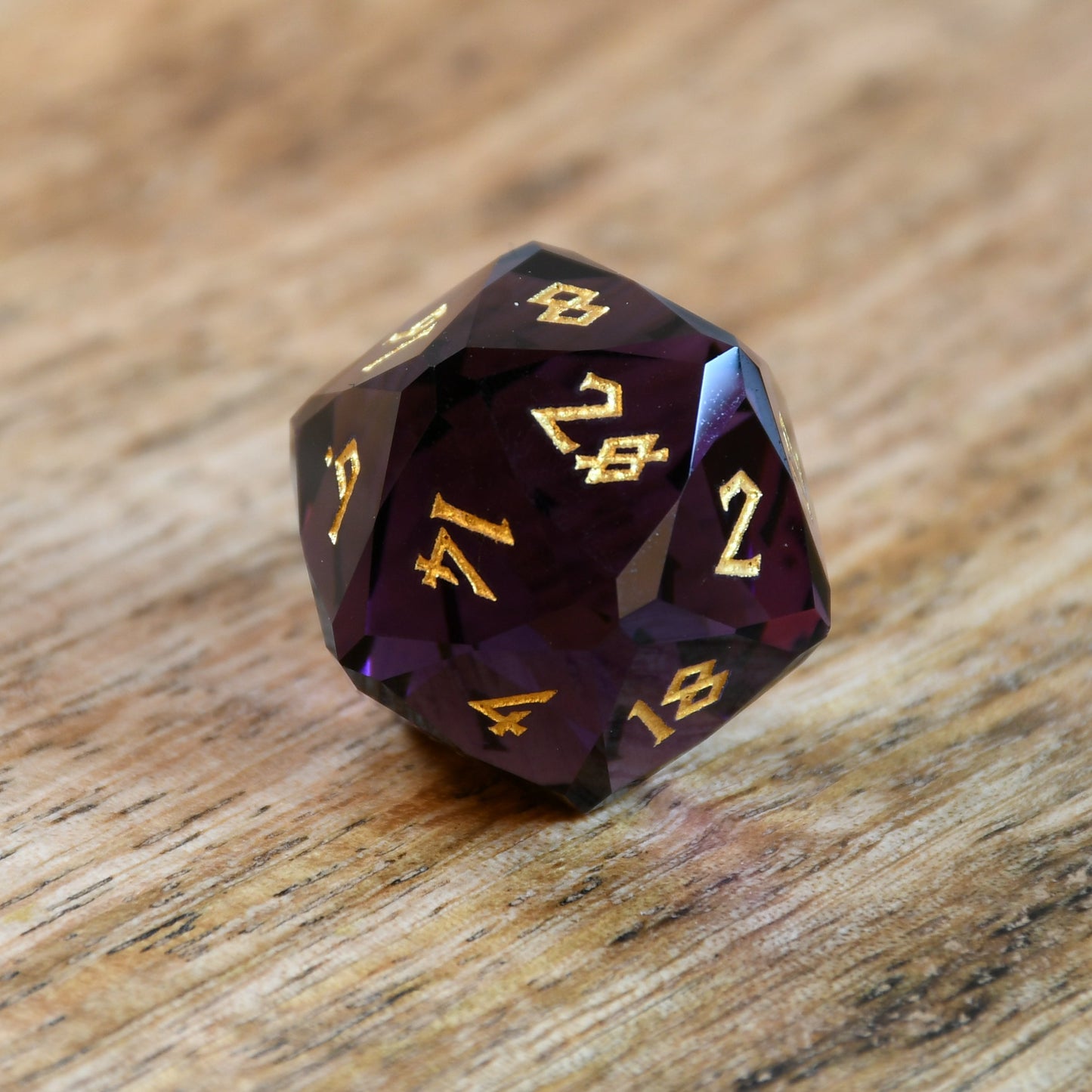 Shadow Prism Glass Dice Set