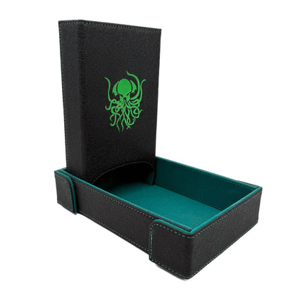 Green Cthulhu Dice Tray and Tower Bundle