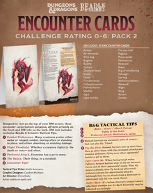 DnD Encounter Cards (Pack 2) | Challenge Rating 0–6