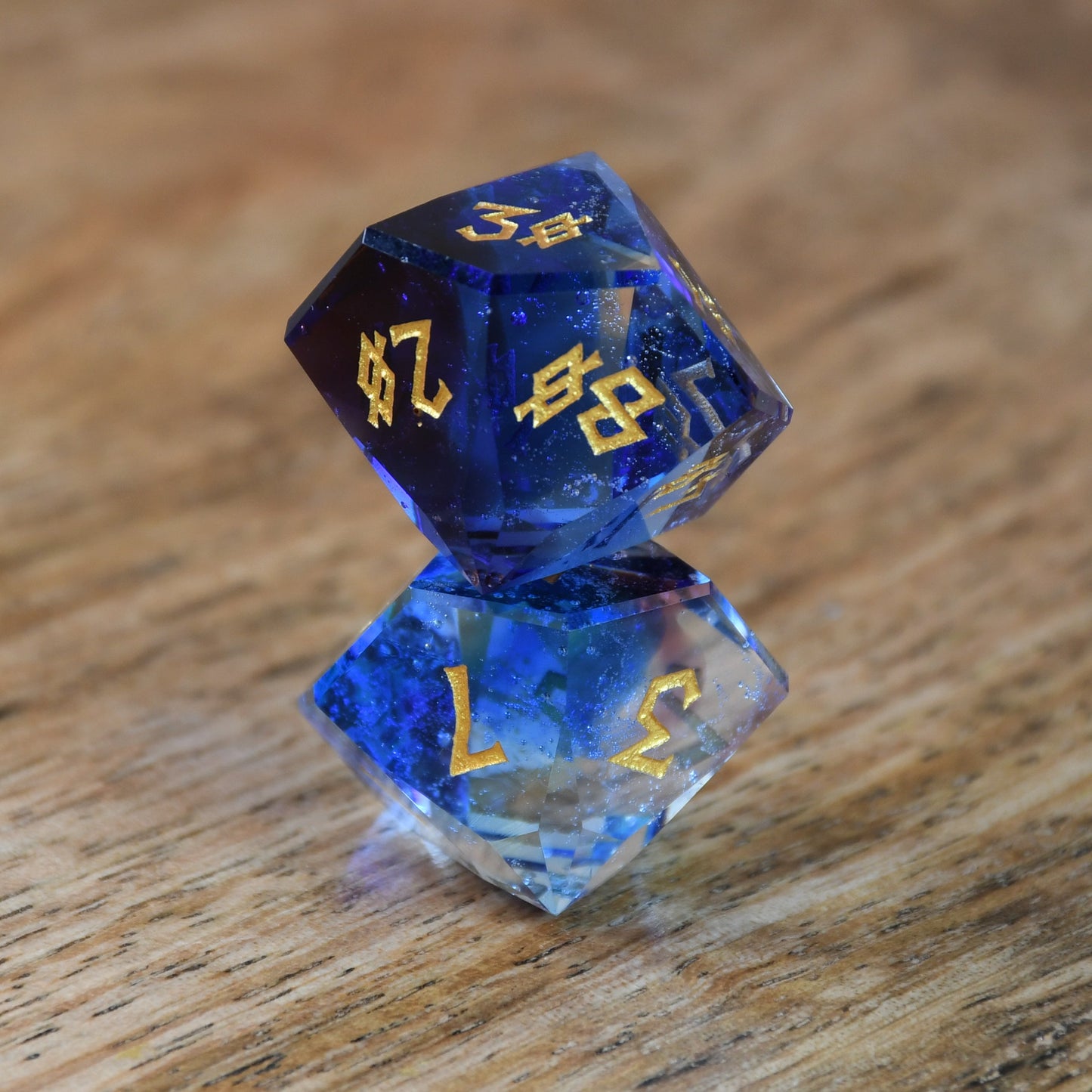 Astral Tide Glass Dice Set