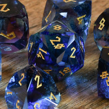 Astral Tide Glass Dice Set