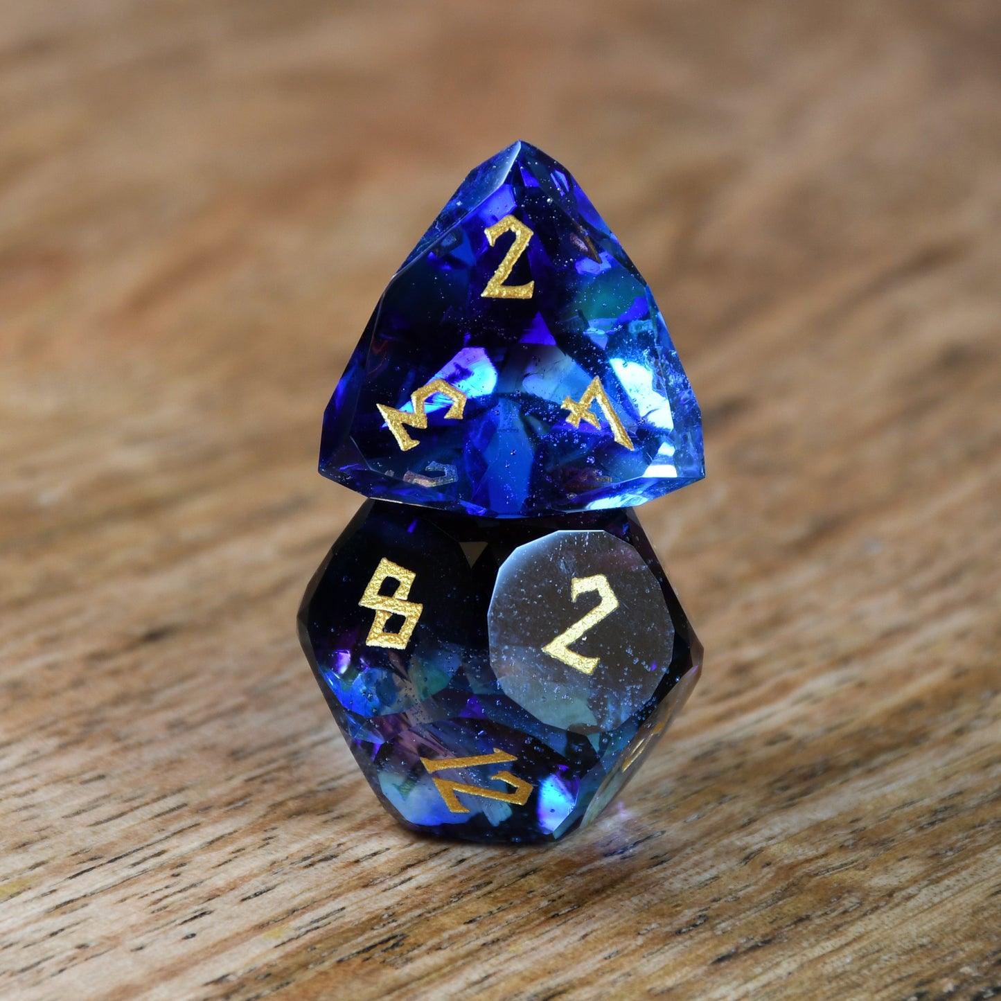 Astral Tide Glass Dice Set