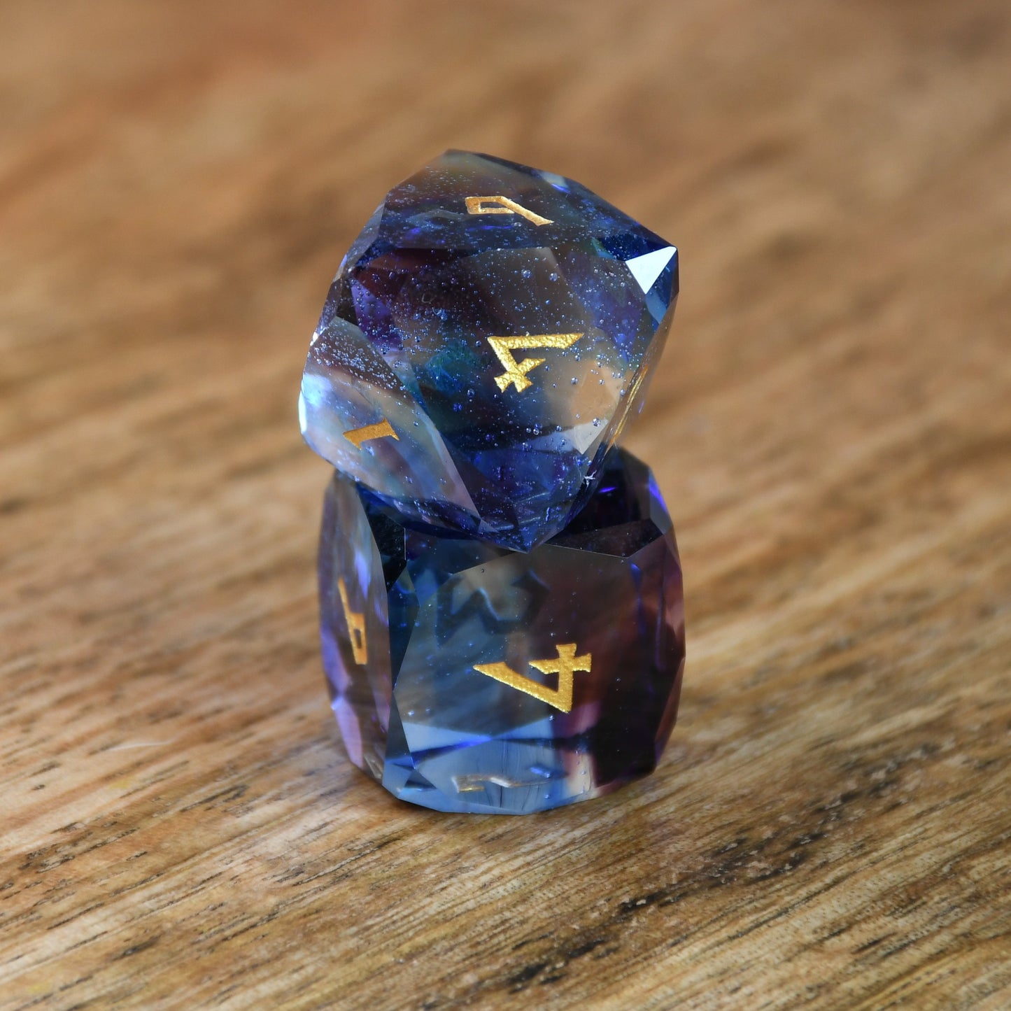 Astral Tide Glass Dice Set