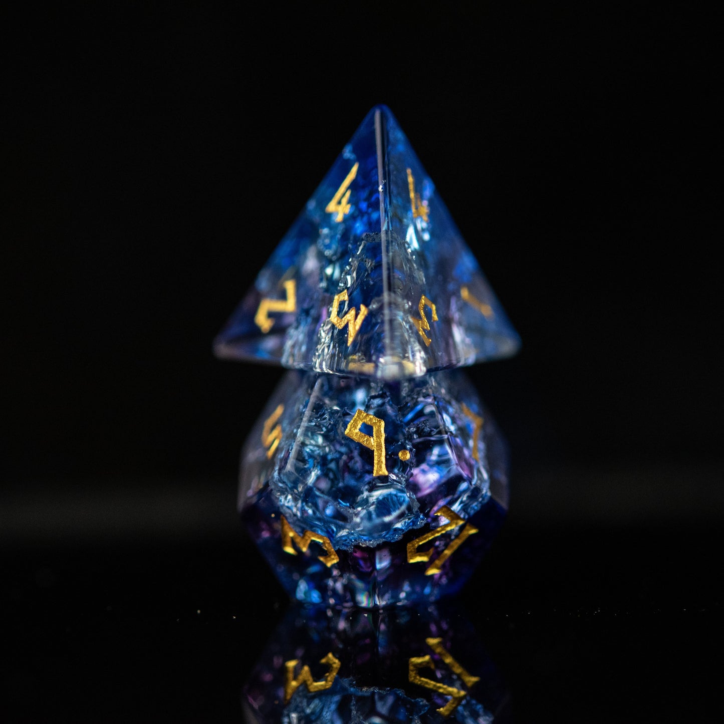 Cosmic Rift Glass Dice Set
