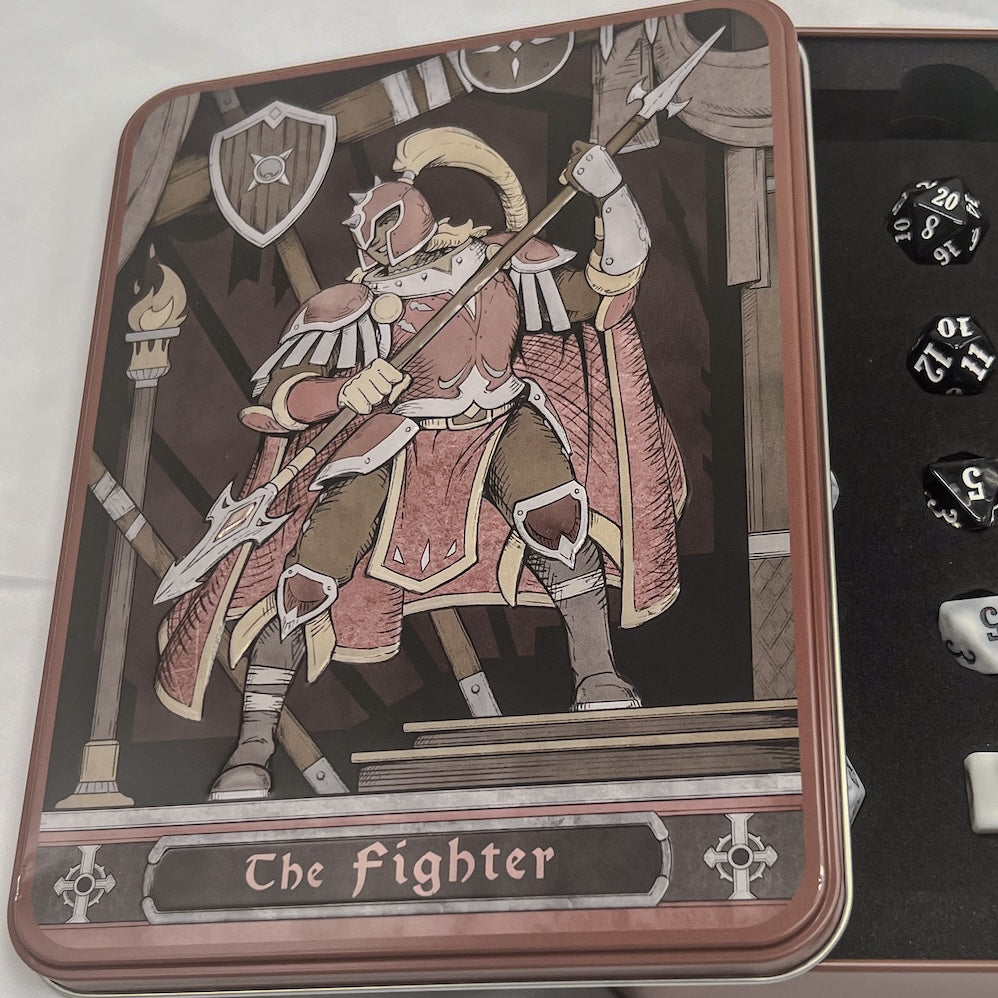 Fighter Dice Set | Epic Dice Set for DnD