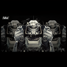 Ultra Pro: Fallout - Brotherhood of Steel Black Stitched Edge Playmat for Tabletop Gaming