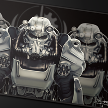 Ultra Pro: Fallout - Brotherhood of Steel Black Stitched Edge Playmat for Tabletop Gaming