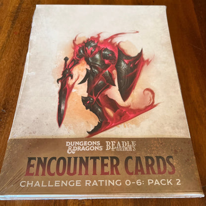 DnD Encounter Cards (Pack 2) | Challenge Rating 0–6