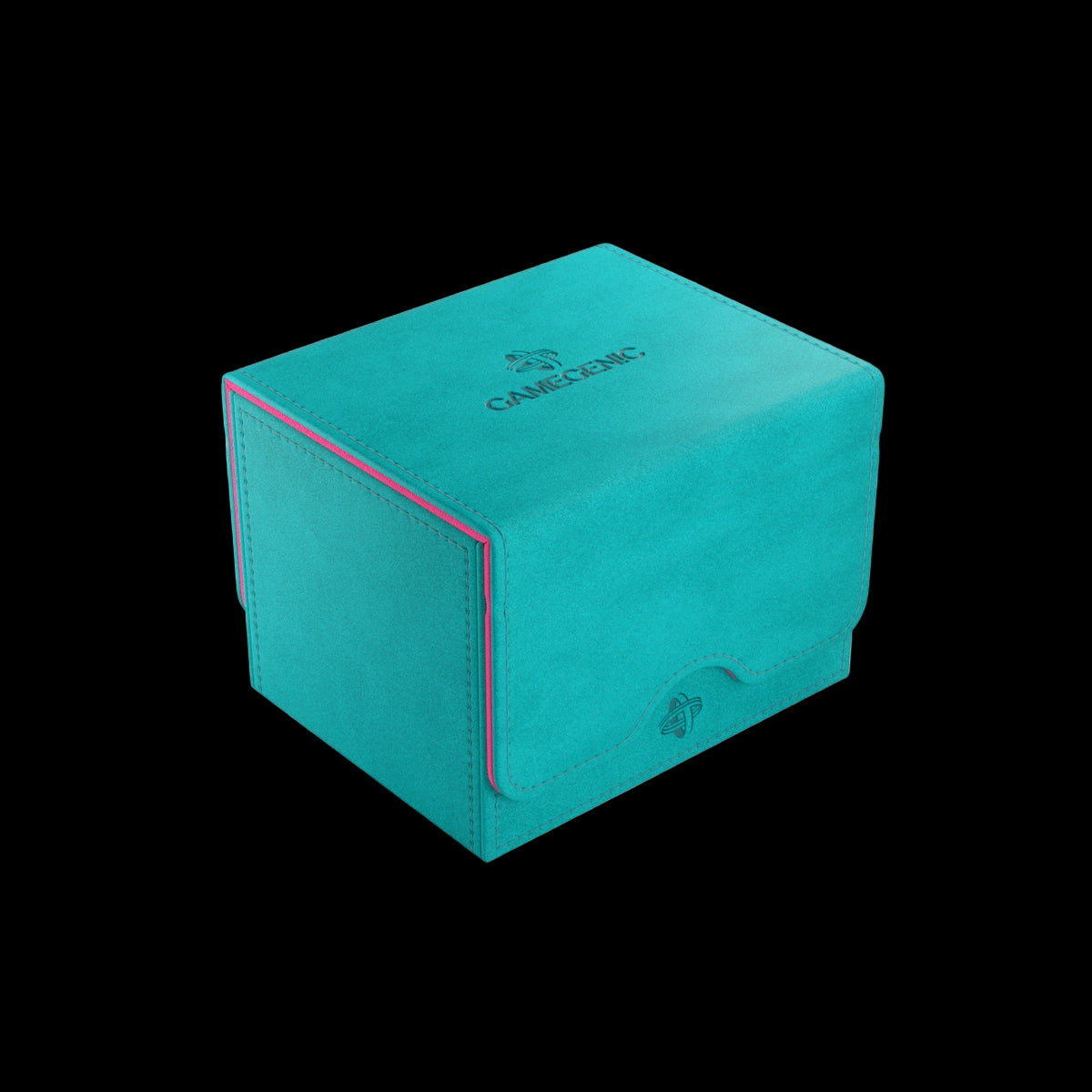 Light Blue Large Deck Box Commander MTG Full View